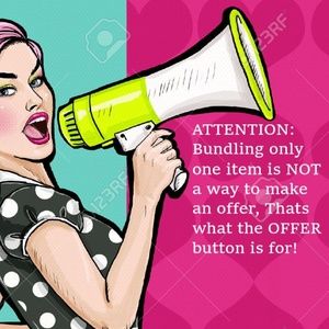 PLEASE DO NOT BUNDLE ONLY ONE ITEM!